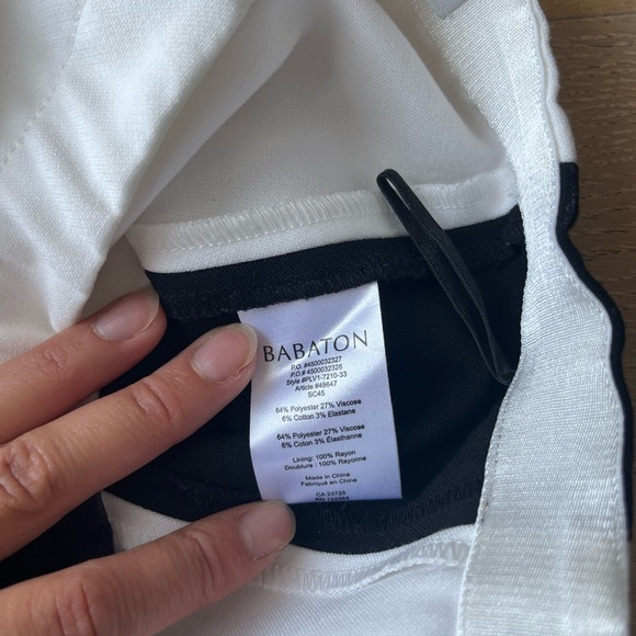 Artizia Babaton Jayden Pencil Skirt in White and Black - Picture 3 of 6